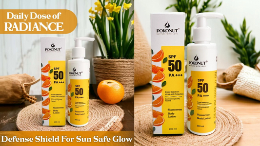 Sunscreen body lotion