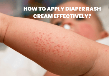 How to apply baby rash cream?