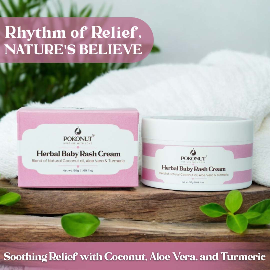 Herbal baby diaper rash cream