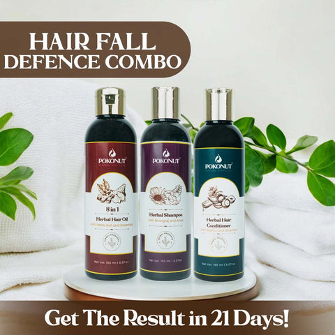 Herbal Hair care Kit (Hair oil, Shampoo, Conditioner)-150ML Each